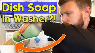 Can You Dish Soap in the Washer? (+Some better alternatives)