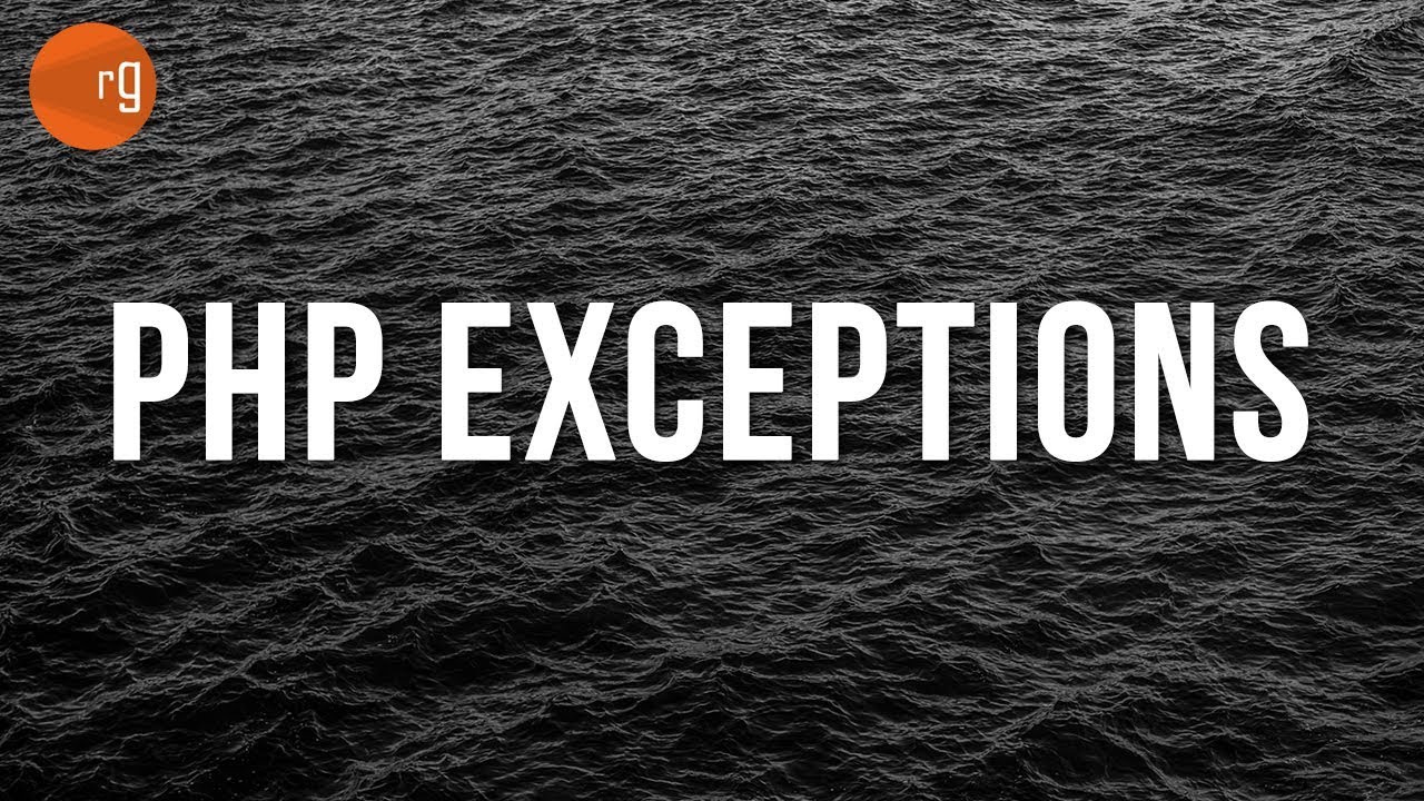 How to use exceptions in PHP