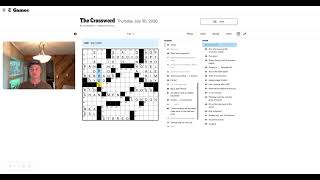Thursday, July 30th - New York Times crossword puzzle solve