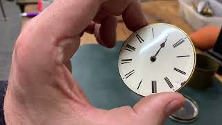 Clock Repairs, Clock Repairs Merseyside William Tarleton table Clock video no 2