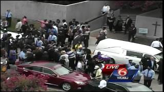 Video: Family, friends attend funeral services for NOPD Officer Daryle Holloway