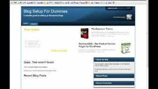 Blog Setup - Twitter Feed for Wordpress Plugin