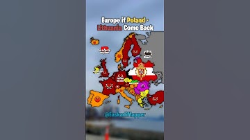 Europe if The Polish Lithuanian Commonwealth Comes Back || #mapping #geography #europe