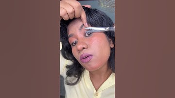 Eyelash cutting #youtubeshorts #eyelashes #eyelash #eyebrows