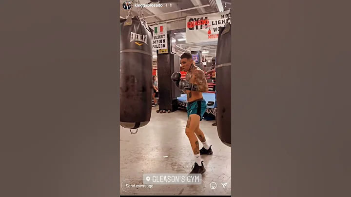 GABE ROSADO training for the Most Important fight of his life against Jaime Munguia. Looks
