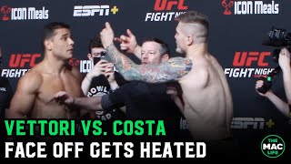 Marvin Vettori and Paulo Costa have heated Final Face Off: 'You're a f***** b****!'