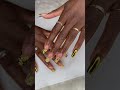 Amazing golden nail set by katty  acrylic nails lic