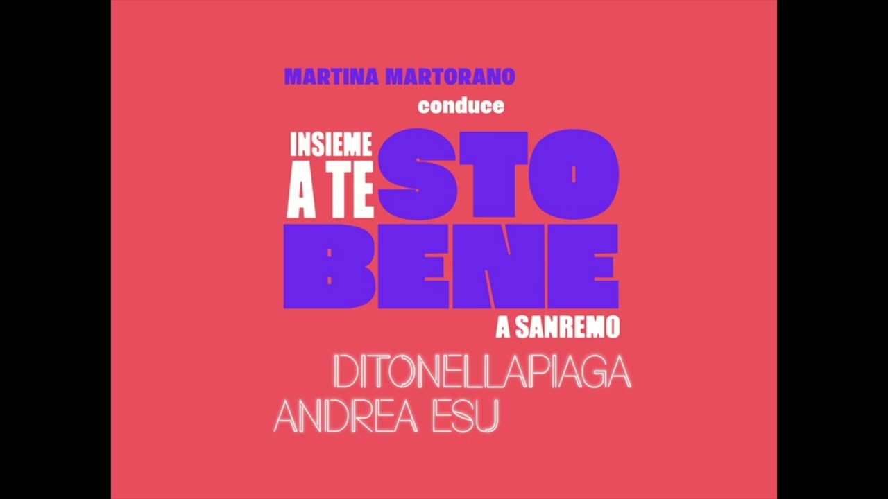 Ditonellapiaga e Andrea Esu | Insieme a te sto bene con Martina Martorano
