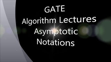 Video 12 Asymptotic Notations Introduction