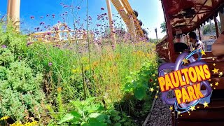 Lets Ride The Rail At Paultons Park A Little Journey Around The Park And Grounds On Ride Pov Hd