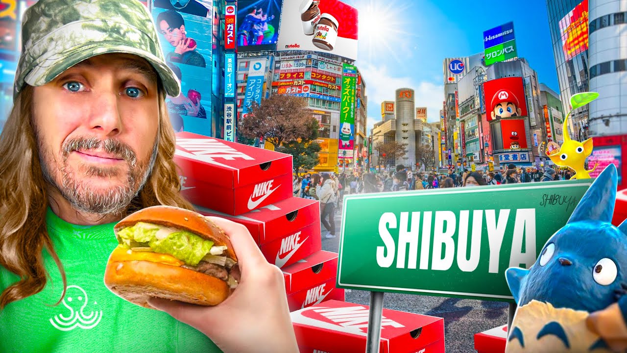 Survivre 24h à Shibuya (le quartier le plus intense de Tokyo)