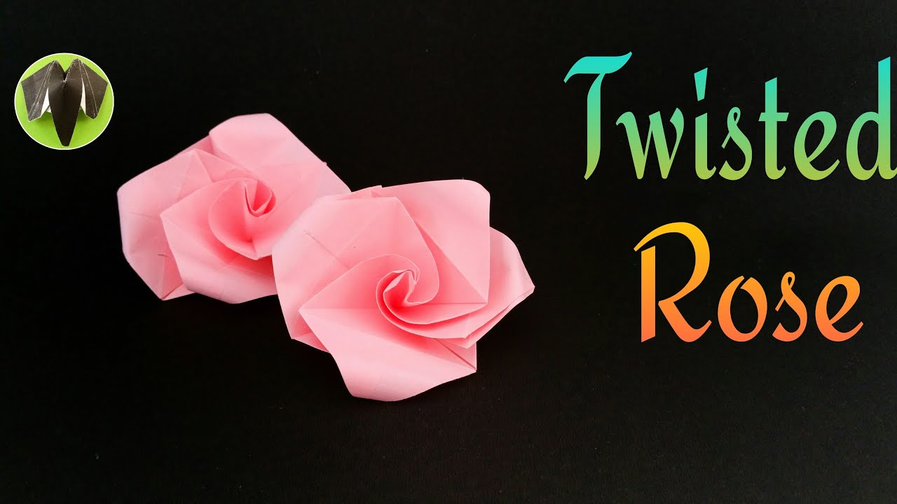 Diy Origami Twisty Rose 13 Cool Creativities