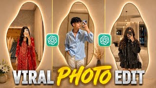 Instagram trending mirror selfie photo editing tutoria| Ai mirror selfie photo chatgpt prompt  screenshot 5