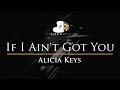 Alicia Keys If I Ain T Got You Piano Karaoke Instrumental Cover With Lyrics Alicia Keys If I Ain T Got You Piano Karaoke Instrumental Cover With Lyrics