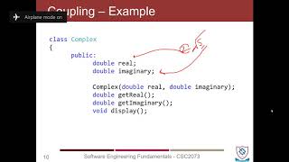 CSC2073 - Lecture 32 (Coupling, Cohesion, Interfaces)