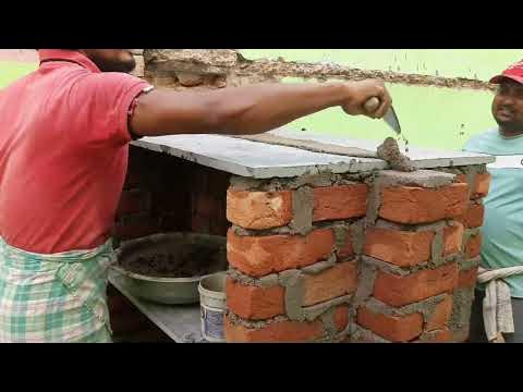 how to kadappa Self Work Perfect Rack Build With Bricks and Cement ...