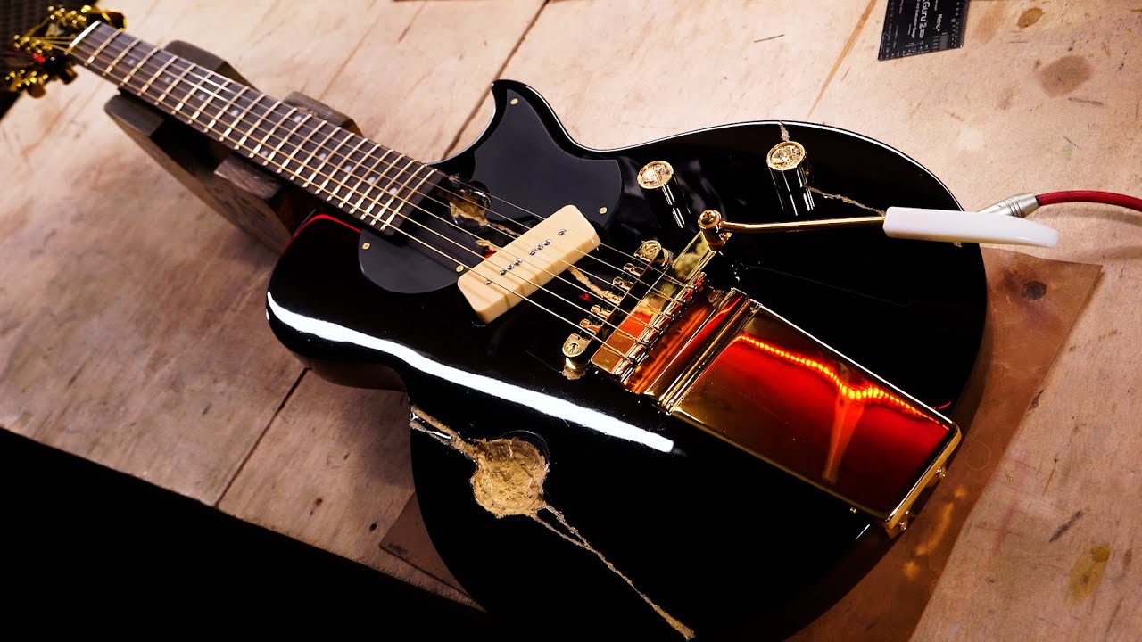 This Guitar Was Broken Now It's Art | Kintsugi Restoration