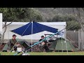 Overnight Camping in the Weka 2 Tents by the Beach