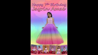 Jayrin Amae GROWING UP Birthday Audio and Video Presentation