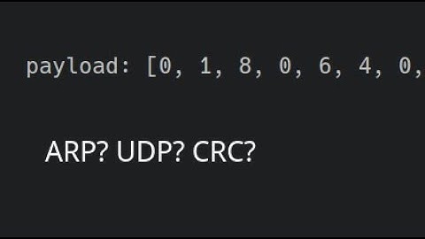Learning about ARP/Ethernet/CRC in my rust OS