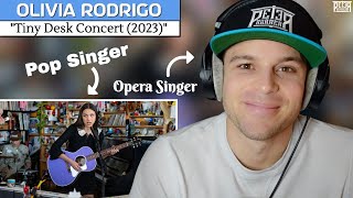 Is Olivia Rodrigo overrated? Professional Singer Reaction & Vocal ANALYSIS | Tiny Desk Concert