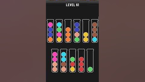 Ball Sort Puzzle Level-61 Walkthrough #Funbraingames || SGA
