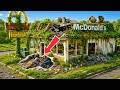 Abandoned McDonald’s Transformed Into a Million-Dollar Glass Mansion | AI Luxury Rebuild