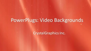 PowerPlugs: Video Backgrounds for PowerPoint -- Abstract-wedm-815