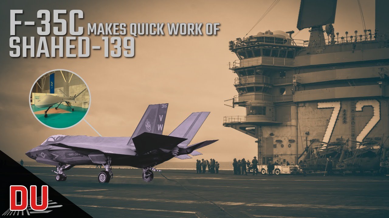 Как истребитель F-35C с авианосца USS Abraham Lincoln смог уничтожить иранский ракетный комплекс ...