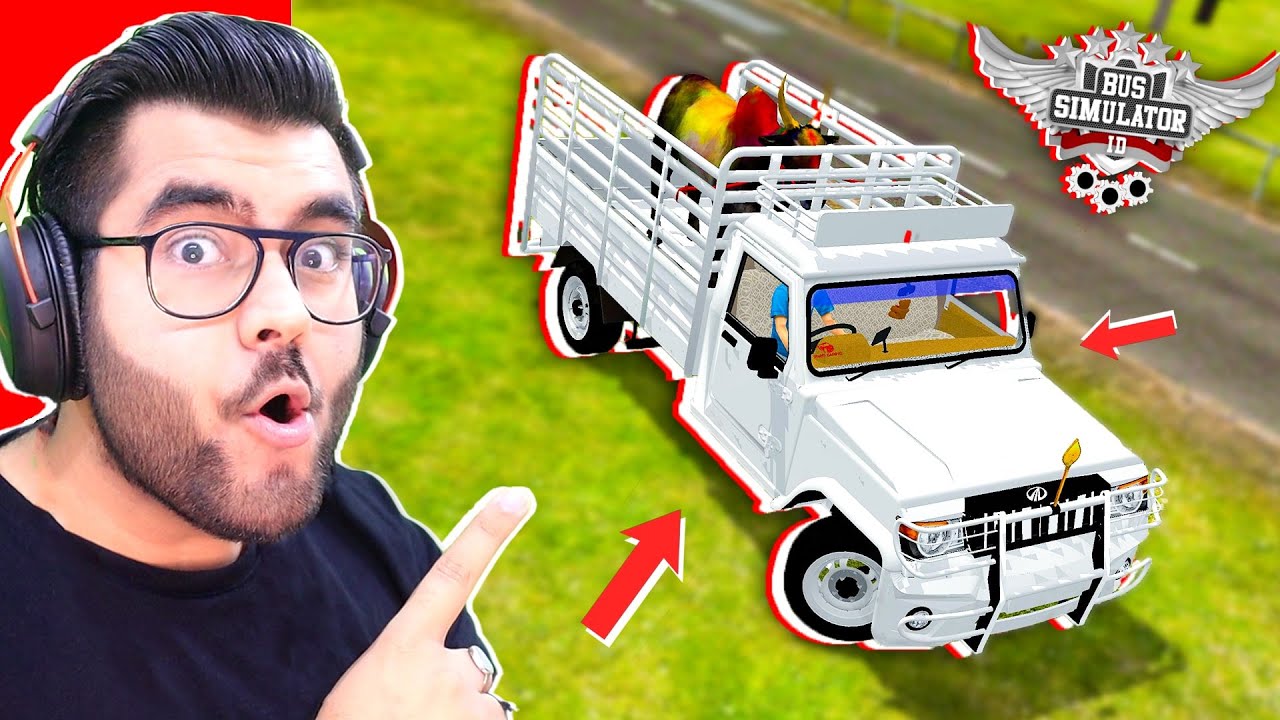 🐂 BULL Delivery with Mahindra Bolero in BUS SIMULATOR | Part 3 😂 | Hitesh KS