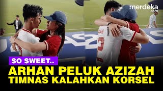 Pelukan Mesra Pratama Arhan untuk Azizah, Algojo Penalti Penentu Indonesia Kalahkan Korsel