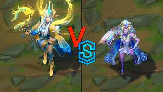 Immortal Journey Soraka VS Ocean Song Soraka Skins Comparison screenshot 5