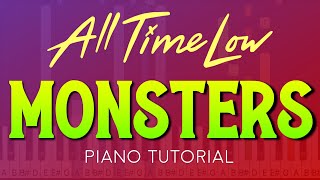 All Time Low - Monsters | Piano Tutorial & Sheet Music