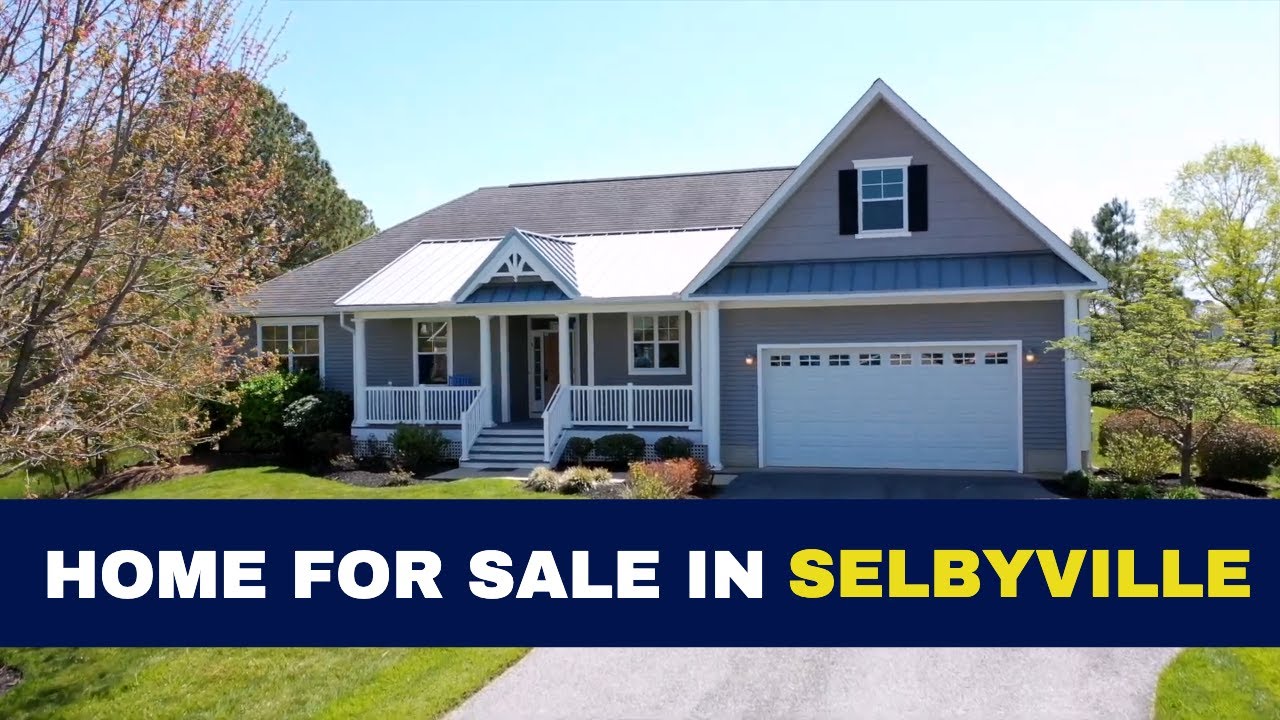Homes For Sale In Selbyville 37340 Hidden Bay Dr, Selbyville, DE YouTube
