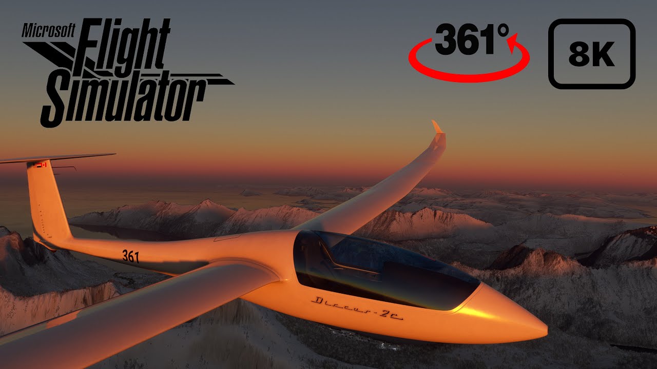 MSFS [8K|360°] - Peaceful Sunset over Senja Island (Discus-2C by Got ...