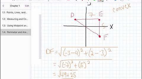 1.4:  Perimeter and Area in the Coordinate Plane