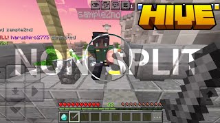 Hive Bedwars but I'm using Non-split Controls