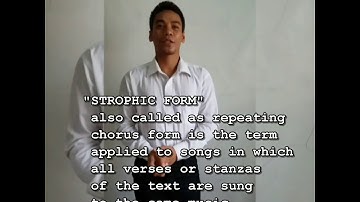 Strophic form