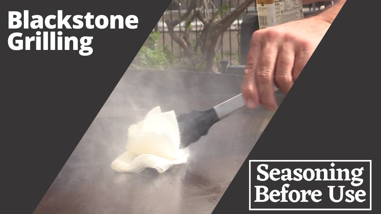 Blackstone - How to Season Griddle Before Use