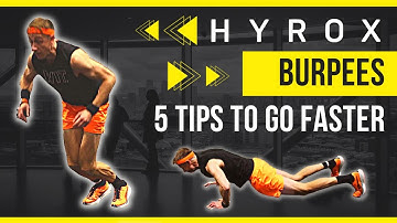 hyrox burpee broad jump tips to go faster in your next hyrox race // hyrox burpee broad jump workout