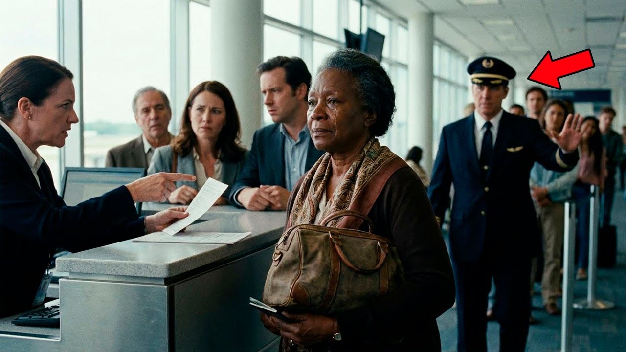 Airline Clerk Shamed a Black Grandma — Moments Later, the Captain Stopped Boarding