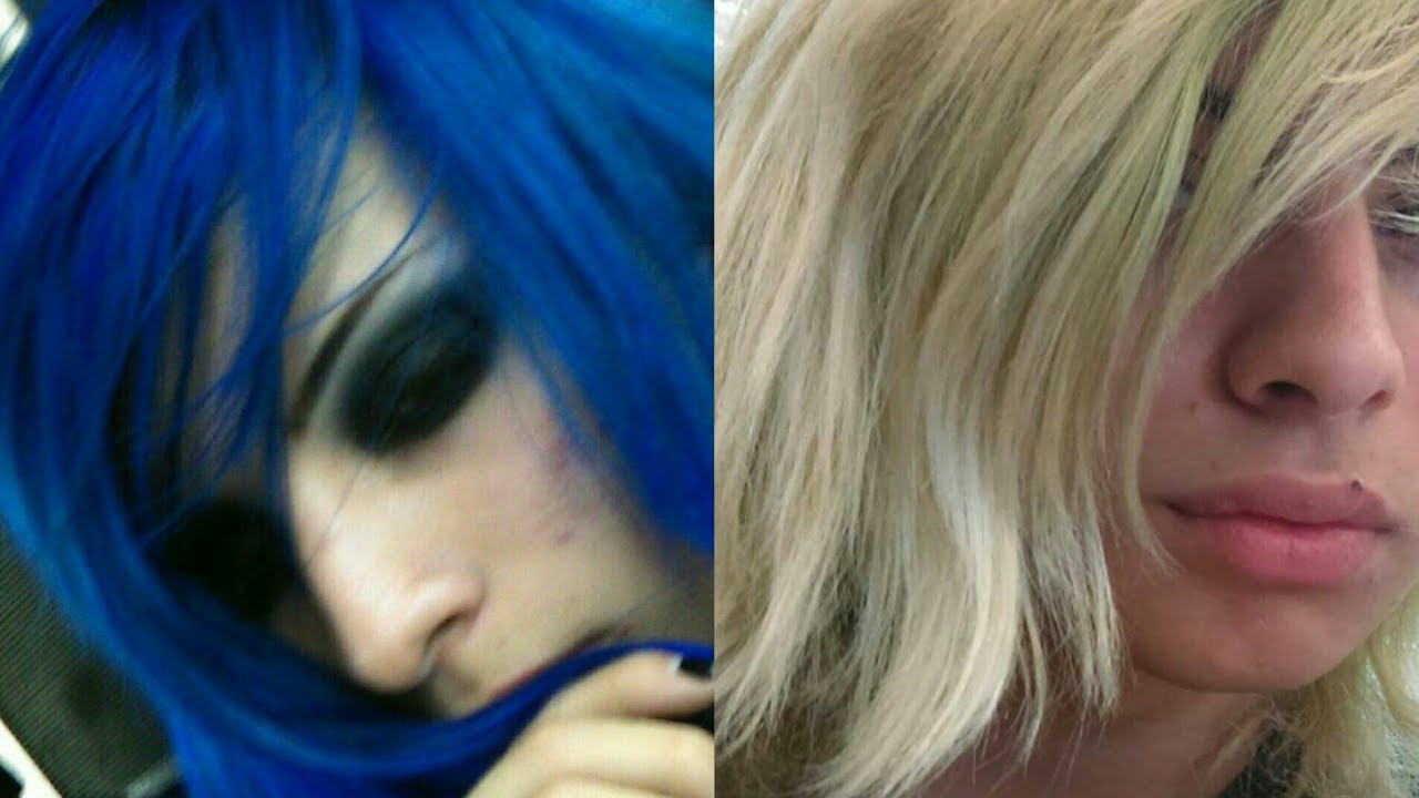 HOW I REMOVED BLUE SEMI PERMANENT DYE YouTube