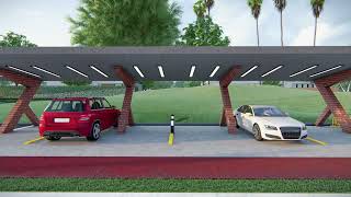 Parking design || Realistic Parking space rendering images || Lumion India rendering screenshot 4