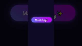 CSS Magic Button Animation ✨ | HTML CSS Tutorial #shorts
