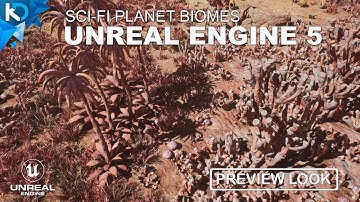 Sci-Fi Planet Biomes - (Work in Progress) Unreal Engine 5 8/9/2023