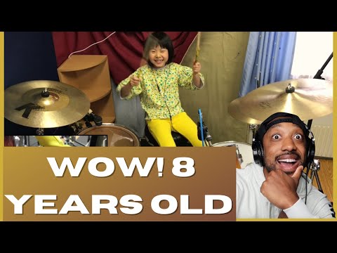 Pro Drummer Reacts to 8 Year Old Yoyoka Good Times Bad Times LED ZEPPELIN HQ