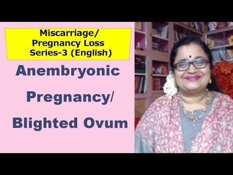 Miscarriage Series-3 Blighted Ovum/ Anembryonic Pregnancy