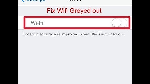 iPhone 4s WiFi not working or greyed out WiFi in setting Issue Fix! (Easy)