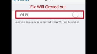 Iphone 4s Wifi Not Working Or Greyed Out Wifi In Setting Issue Fix Easy Youtube