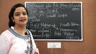 Difference between public administration and private administration | Goverment To Governance